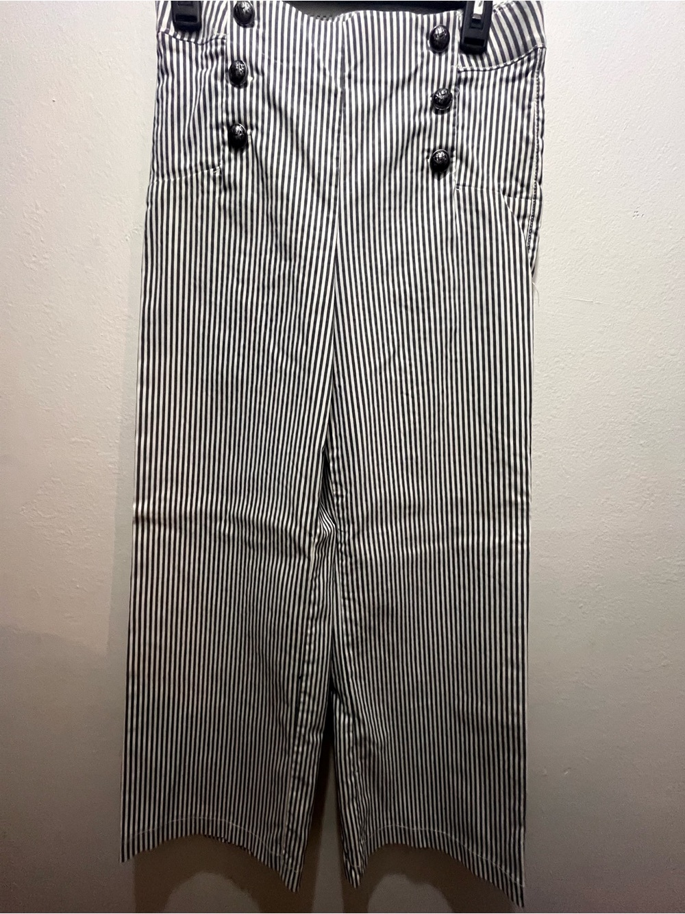 Jules & Leopold Blue and White Striped Sailor-Style Pants
